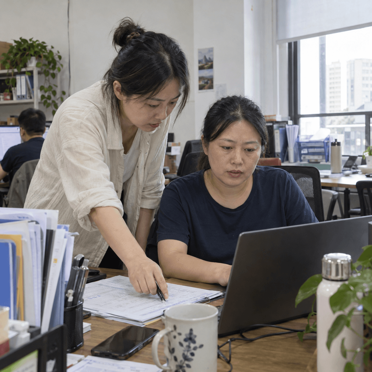 电商运营负责人的日常工作场景,AI 场景示意